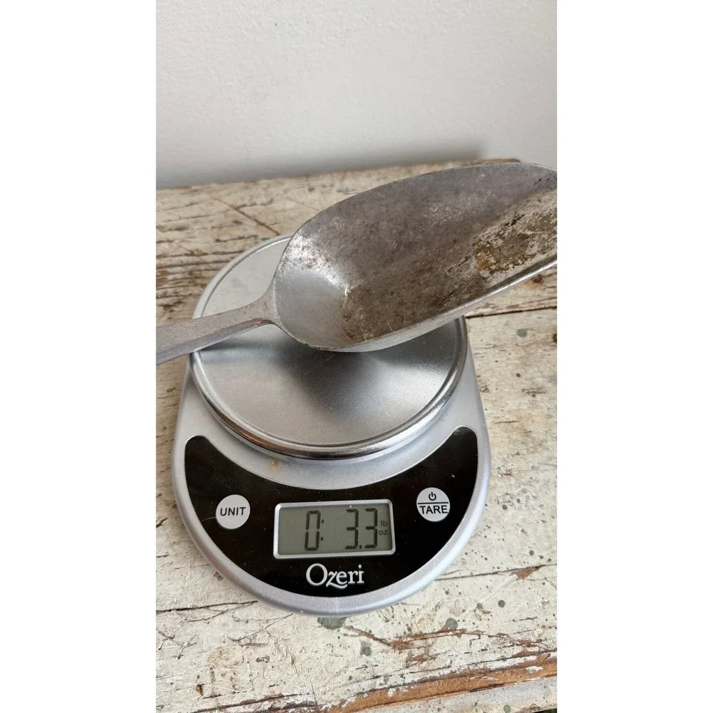 Vintage West Germany 240 Cast Aluminum Hand Scoop Industrial Utility Tool 9.5